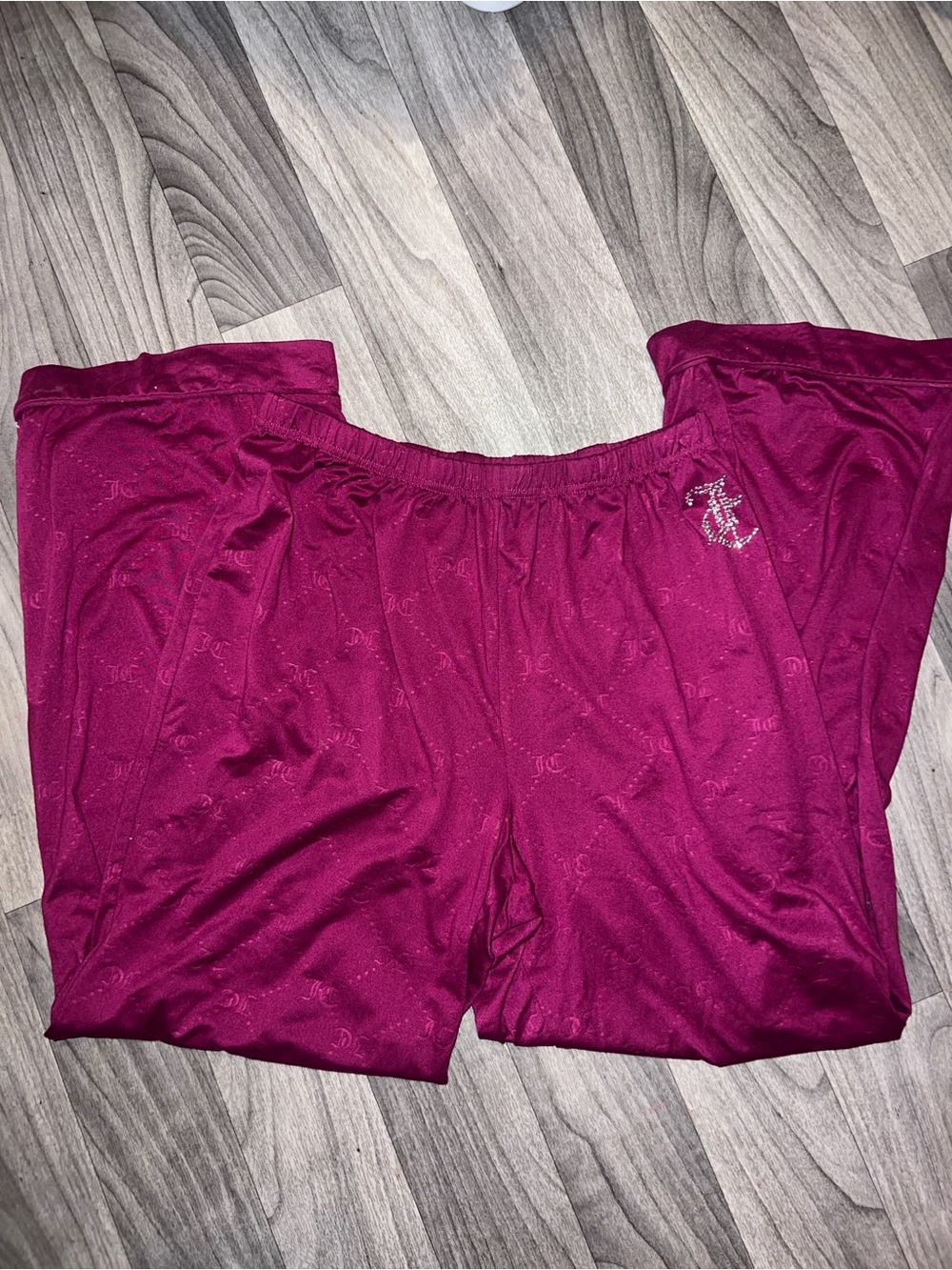 Juicy Couture burgundy pj pants